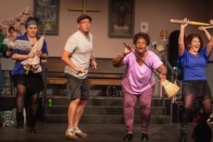 Much confusion with 'sticks' in Stepping Out at The Sherman Playhouse